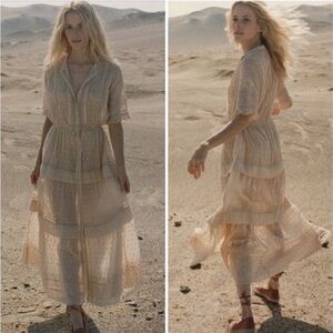 Doen primrose dress in frappe size XS